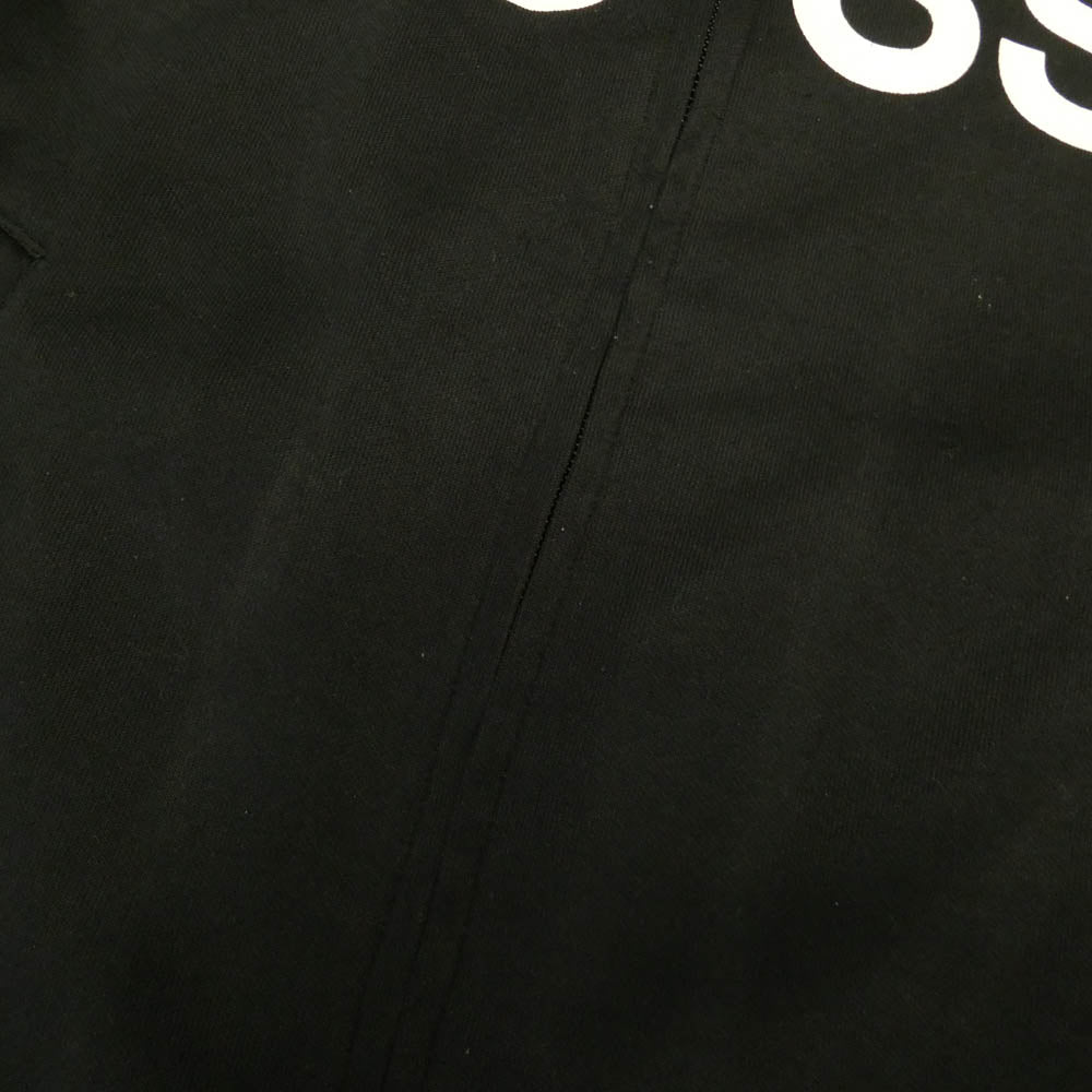 STUSSY ステューシー ナンバリングロゴ スカルプリント サイドライン トラックジャケット ブラック系 M【中古】