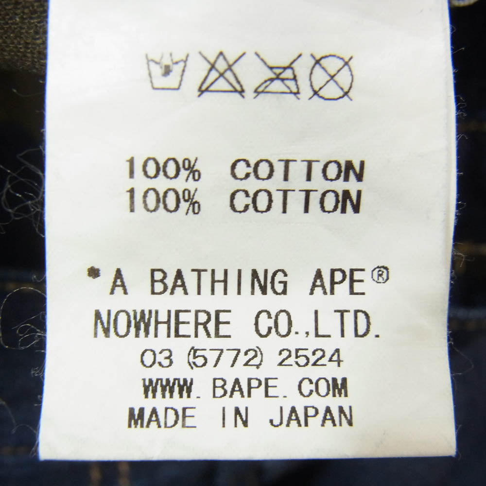 A BATHING APE アベイシングエイプ 001DPA301001X 2009 TYPE-06 SLIM