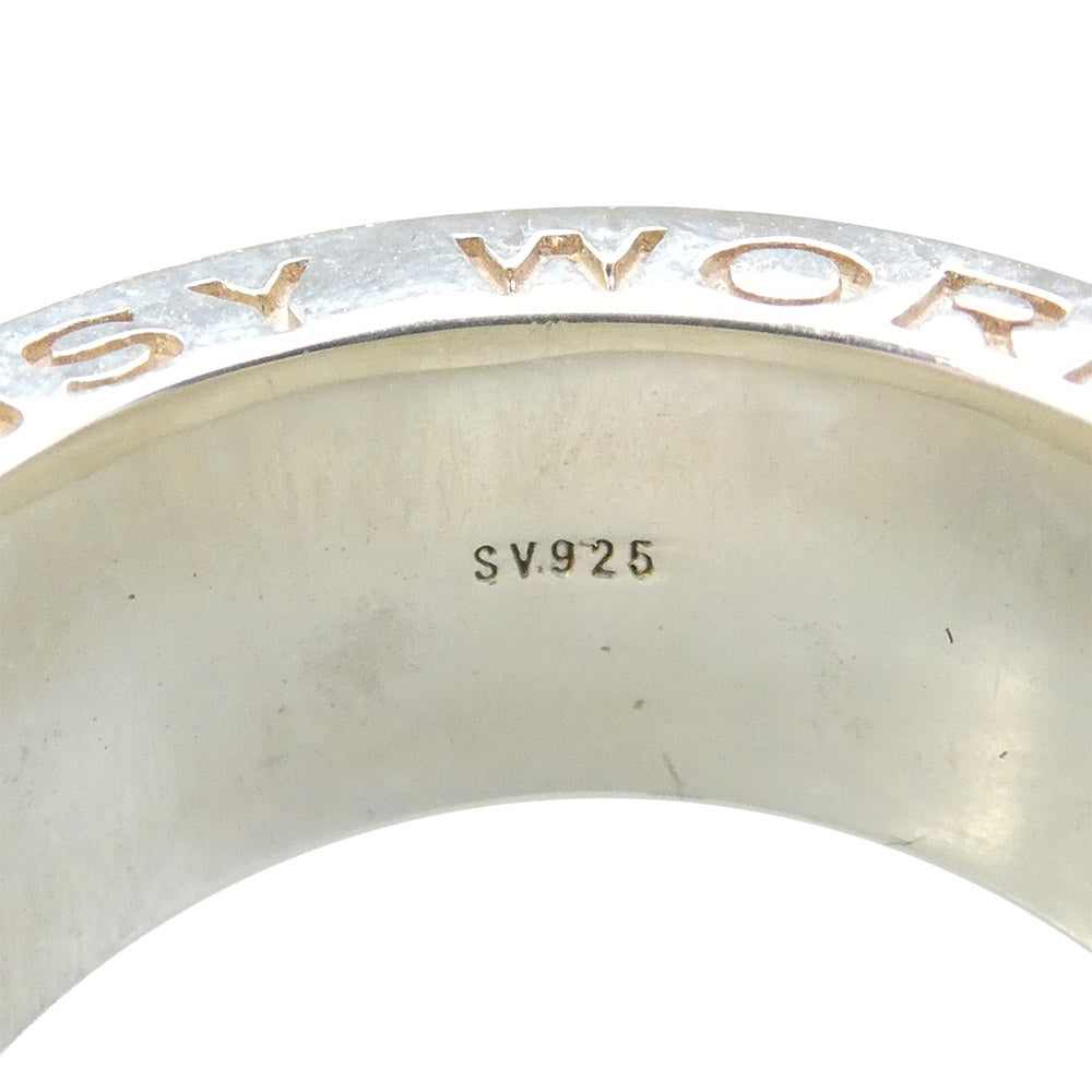 A BATHING APE アベイシングエイプ 24SS 1K30182002 BAPE LOGO RING ロゴデザイン SILVER 925 リング シルバー系 21.5号【中古】