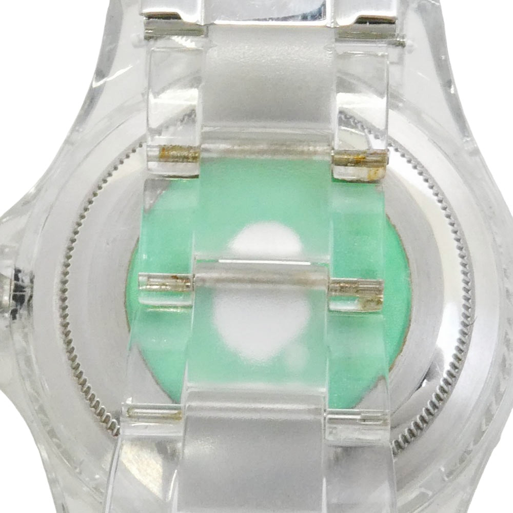 A BATHING APE アベイシングエイプ BAPEX CLEAR WATCH ベイペックス クリアウォッチ クオーツ 腕時計 クリア系【中古】