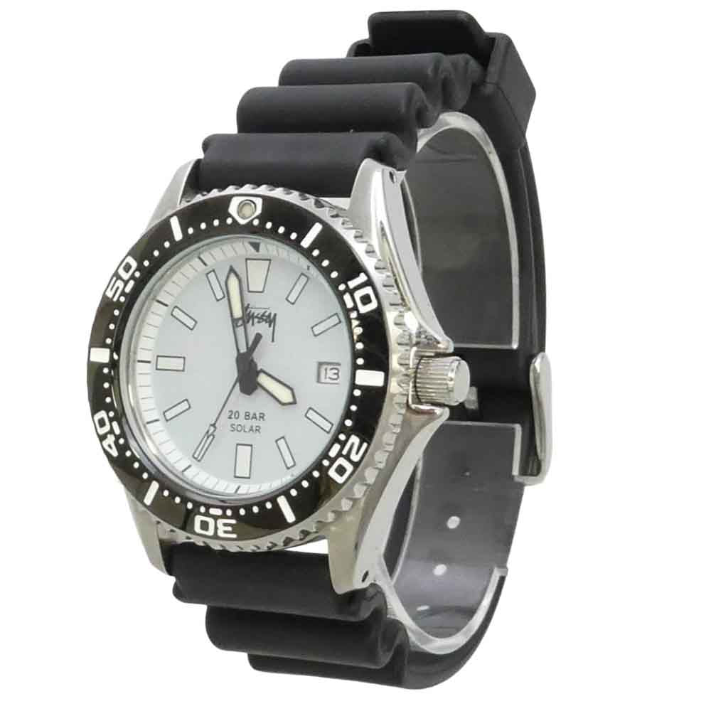 ステューシー STUSSY × セイコー SEIKO 腕時計 ソーラー 30周年記念