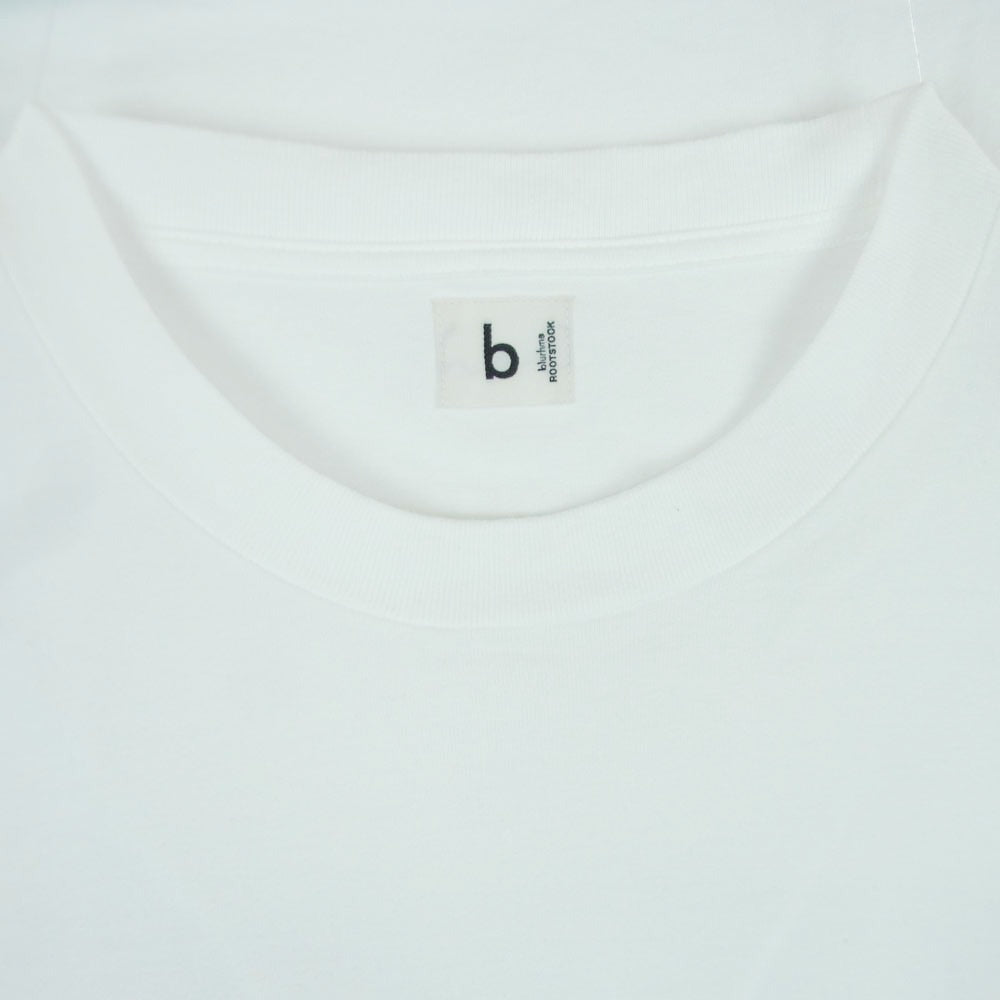 blurhms ROOTSTOCK ブラームスルーツストック 23SS bROOTS23S34 ARMEE Print Tee BIG プリント 半袖 Tシャツ カットソー ホワイト系 3【中古】