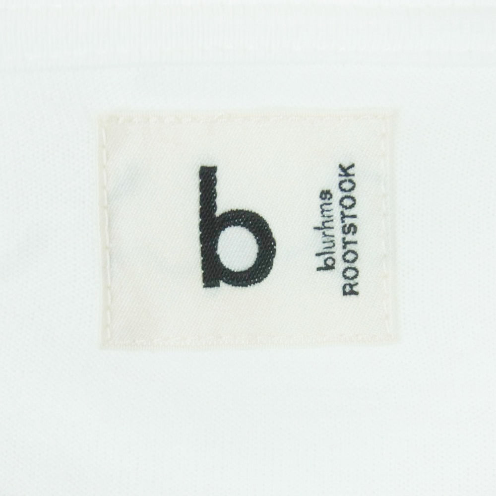 blurhms ROOTSTOCK ブラームスルーツストック 23SS bROOTS23S34 ARMEE Print Tee BIG プリント 半袖 Tシャツ カットソー ホワイト系 3【中古】