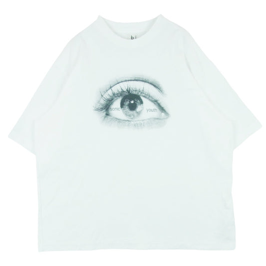 blurhms ROOTSTOCK ブラームスルーツストック bROOTS24S34SONIC SONIC YOUTH ソニックユース プリント 半袖 Tシャツ カットソー ホワイト系 3【中古】