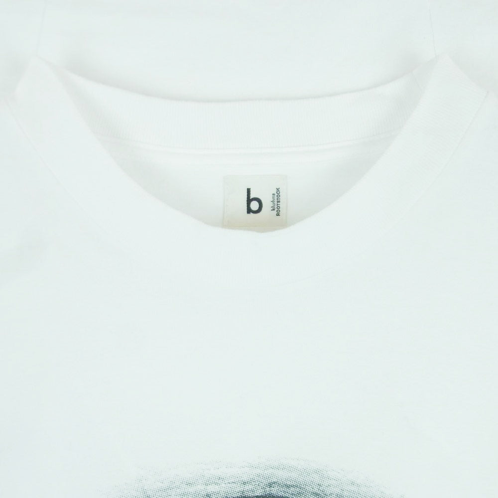 blurhms ROOTSTOCK ブラームスルーツストック bROOTS24S34SONIC SONIC YOUTH ソニックユース プリント 半袖 Tシャツ カットソー ホワイト系 3【中古】