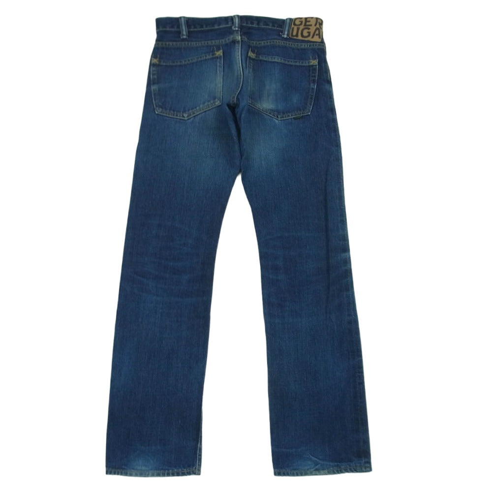 GERUGA ゲルガ GR-P-01 TIGHT STRAIGHT DENIM PANTS タイト デニム デニム パンツ 日本製 インディゴブルー系 W29【中古】