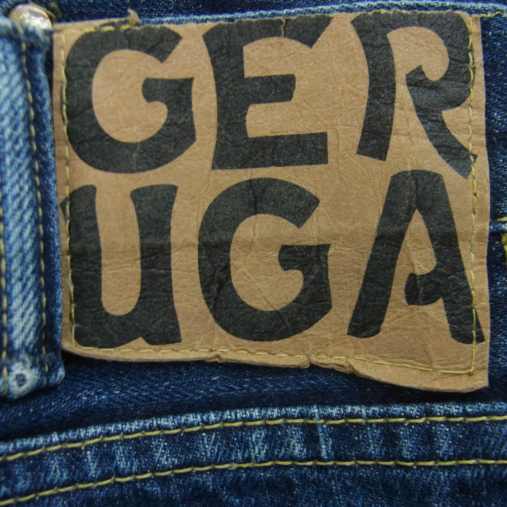 GERUGA ゲルガ GR-P-01 TIGHT STRAIGHT DENIM PANTS タイト デニム デニム パンツ 日本製 インディゴブルー系 W29【中古】