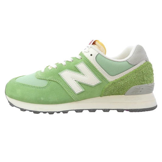 NEW BALANCE ニューバランス U574RCC U574 ローカット スニーカー ライトグリーン系 26cm【中古】