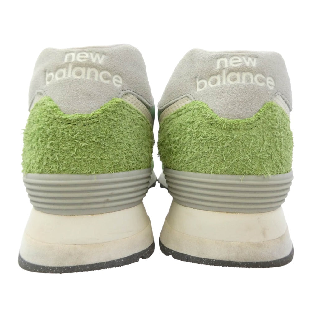 NEW BALANCE ニューバランス U574RCC U574 ローカット スニーカー ライトグリーン系 26cm【中古】