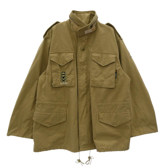 ALPHA アルファ COLD WEATHER COAT m65 ミリタリー ジャケット ベージュ系 L【中古】