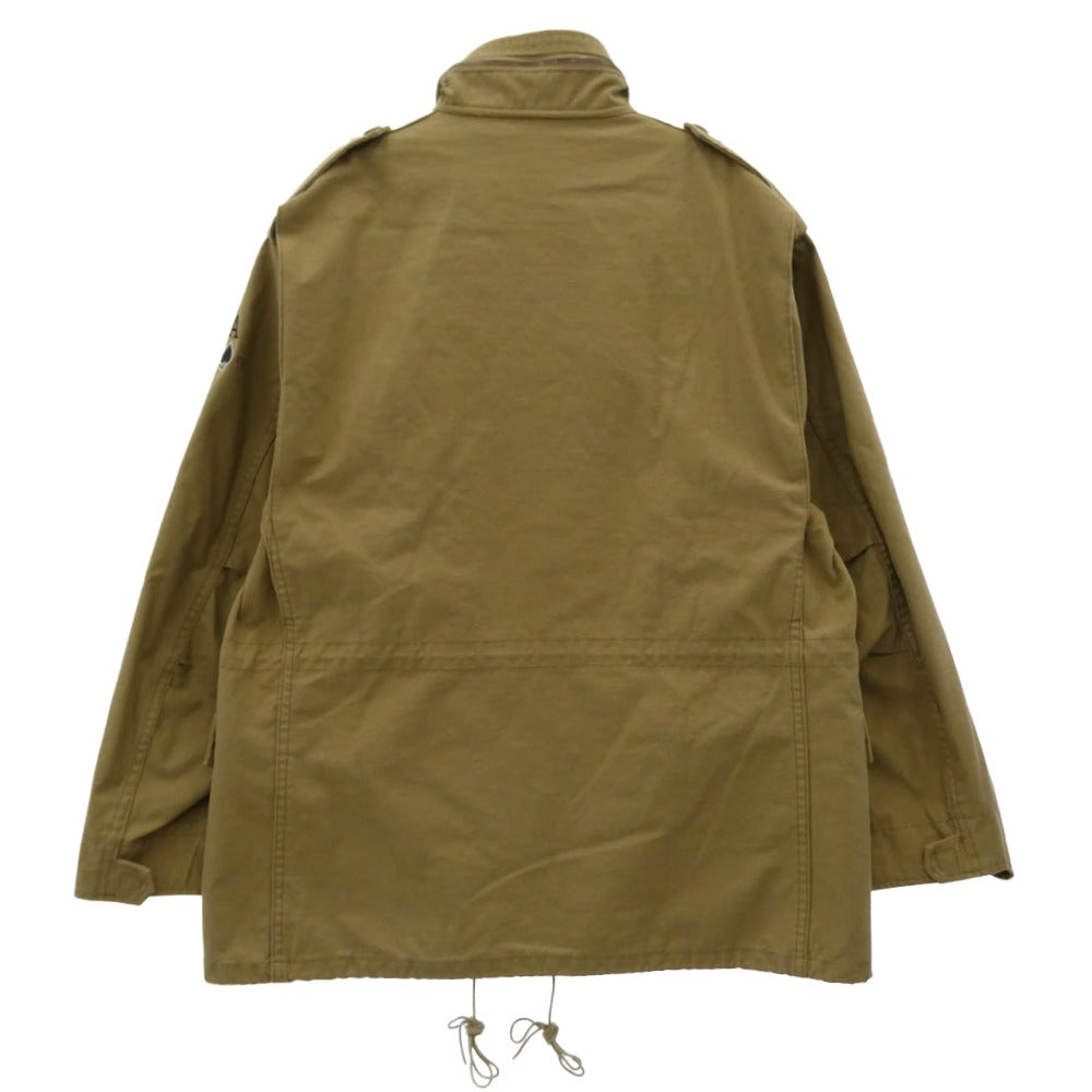 ALPHA アルファ COLD WEATHER COAT m65 ミリタリー ジャケット ベージュ系 L【中古】