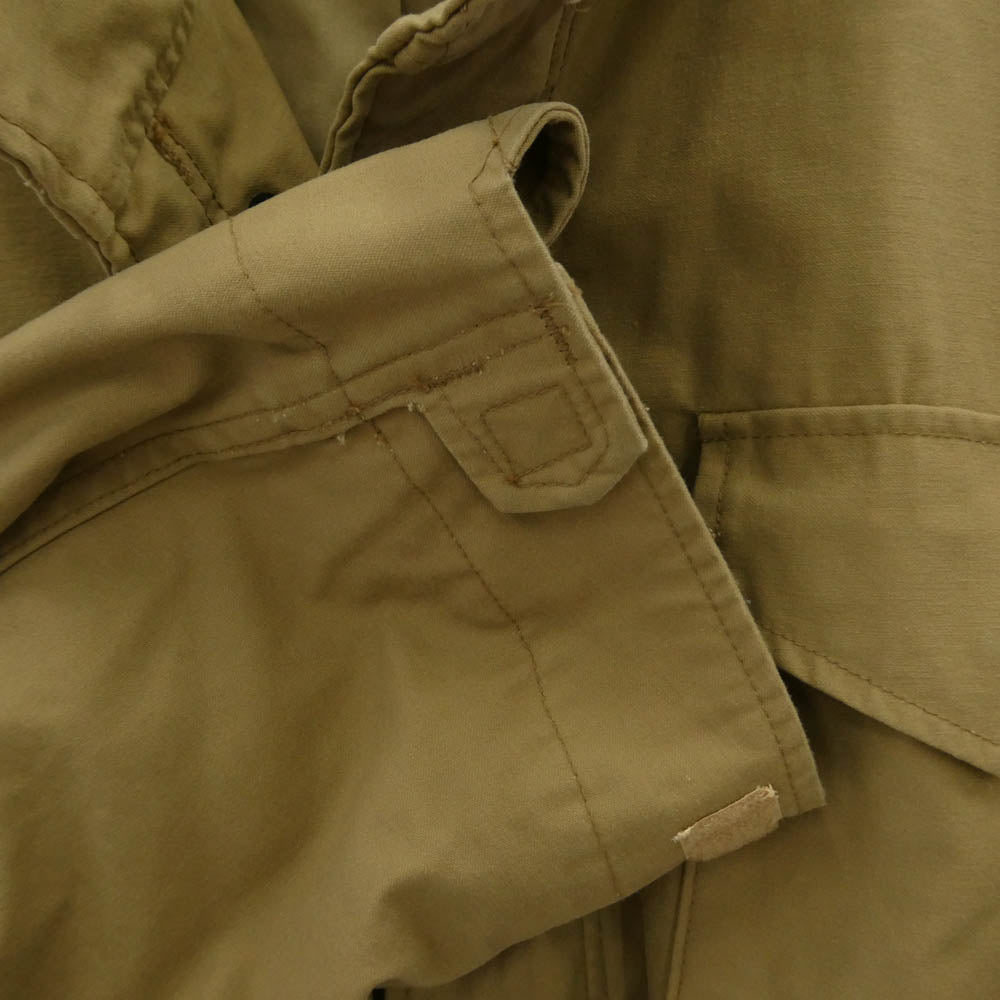 ALPHA アルファ COLD WEATHER COAT m65 ミリタリー ジャケット ベージュ系 L【中古】
