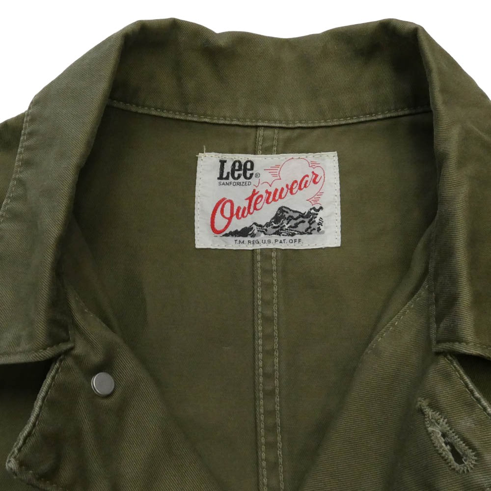 Lee リー カバーオール コットン ジャケット カーキ系 M【中古】