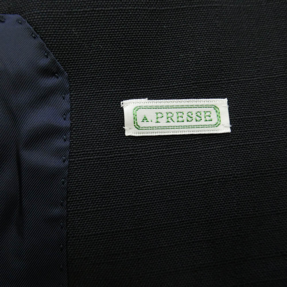 A.PRESSE アプレッセ 24SAP-01-16H Sub Wool Navy Blazer ウール ブレザー テーラド ジャケット ネイビー系 2【美品】【中古】