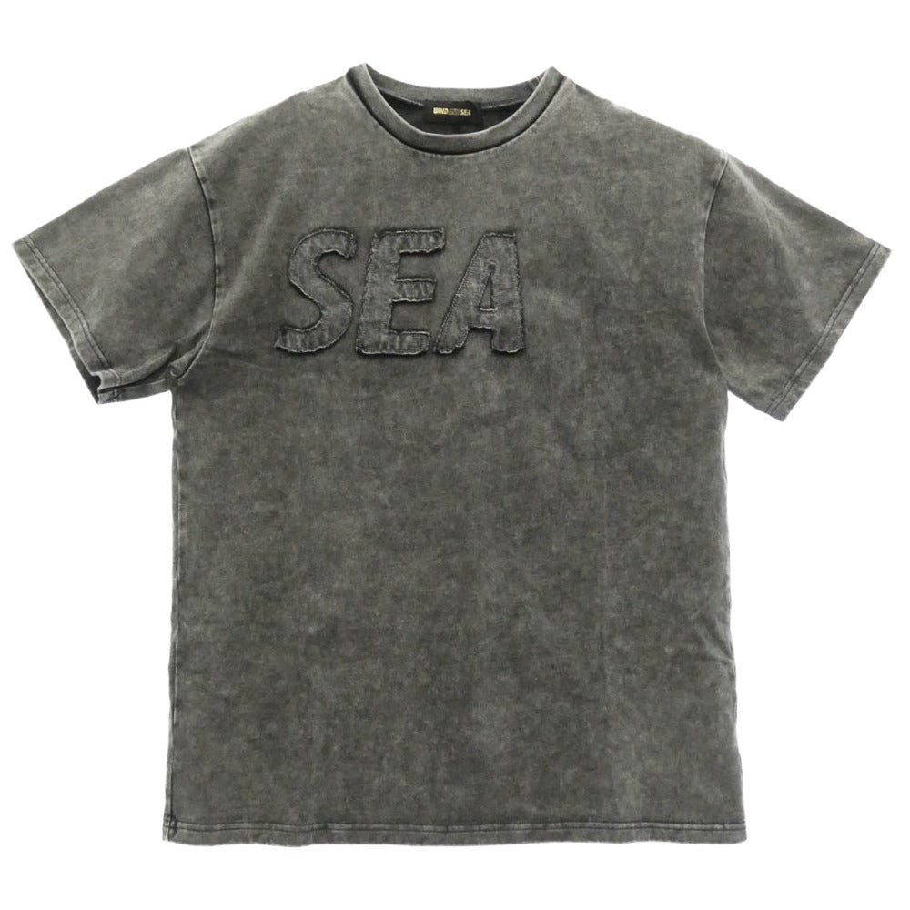 WIND AND SEA ウィンダンシー 24SS WDS-O-SIG-24-Q4-CS-02 SEA High Sulfer S/S Tee ロゴ ハイサルファー Tシャツ 半袖 カットソー ブラック系 S【中古】