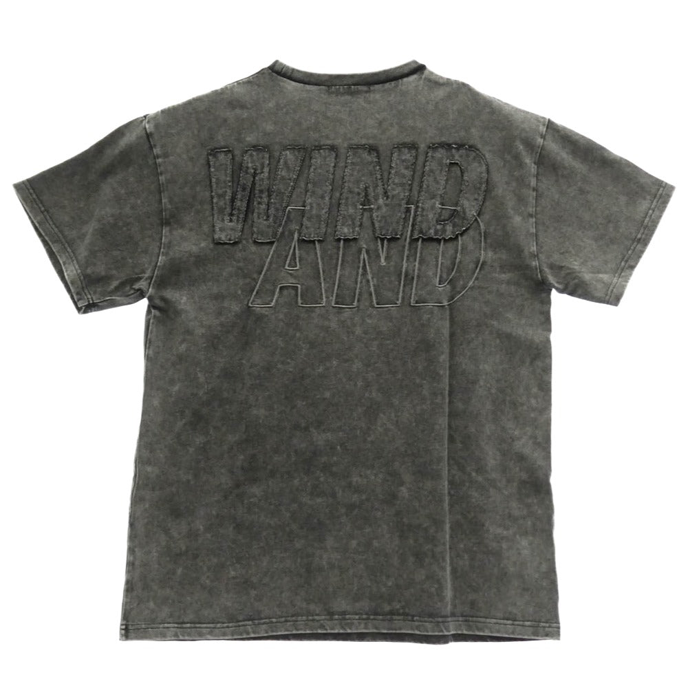 WIND AND SEA ウィンダンシー 24SS WDS-O-SIG-24-Q4-CS-02 SEA High Sulfer S/S Tee ロゴ ハイサルファー Tシャツ 半袖 カットソー ブラック系 S【中古】