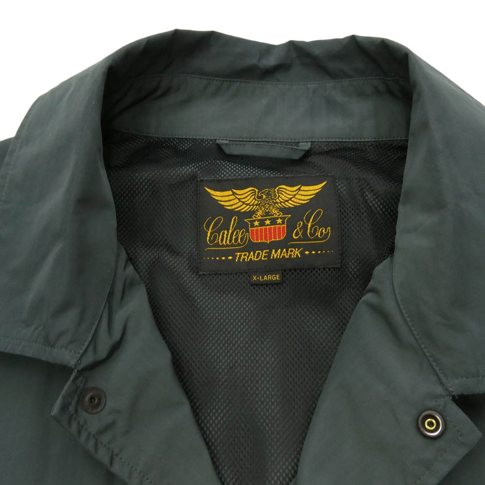 CALEE キャリー POCKETABLE COACH JACKET コーチ ジャケット グレー系 XL【中古】