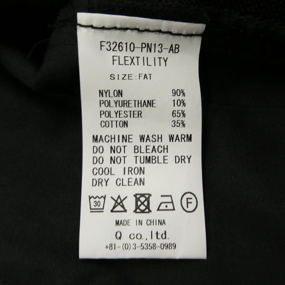 FAT エフエーティー FLEXTILITY フレキシビリティ トラック パンツ ブラック系 FAT【美品】【中古】