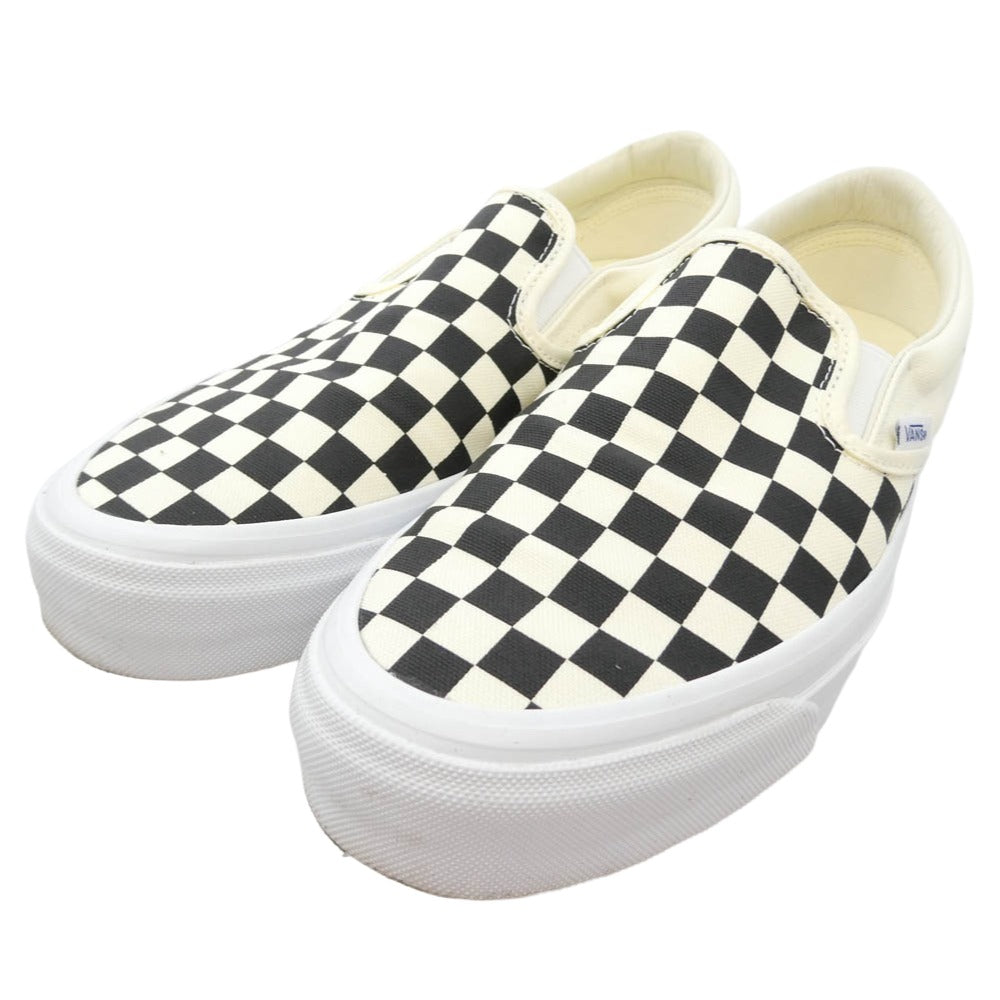 VANS バンズ vn000cse2bo LX Slip-On Reissue 98 スリップオン リイシュー 98 スニーカー ホワイト系 27.5cm【中古】