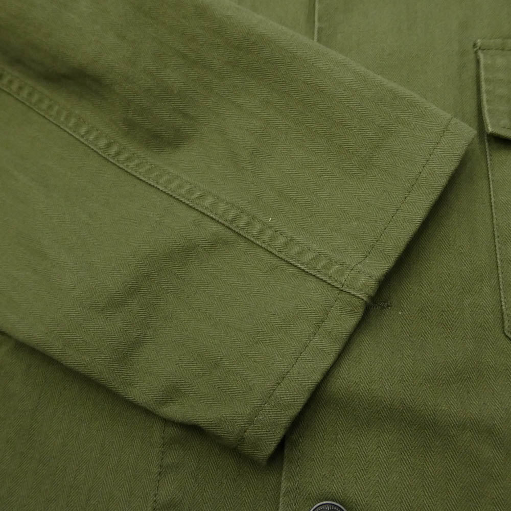 WAIPER ワイパー 米軍 U.S.ARMY M-47 HBT ヘリンボーンツイル ユーティリティー ジャケット カーキ系 M【中古】