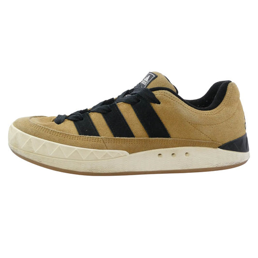 adidas アディダス atmos アトモス HQ3935 x atmos アトモス Adimatic OG Shoebox アディマティック シューボックス スエード スニーカー ライトブラウン系 27.5cm【中古】