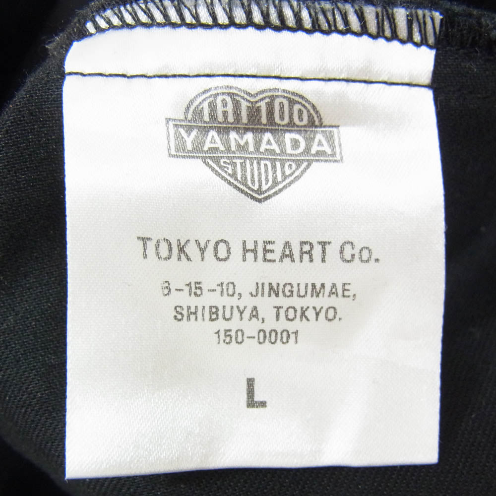 タトゥースタジオヤマダ 横畝 コーデュロイ パンツ ブラック系 L【中古】