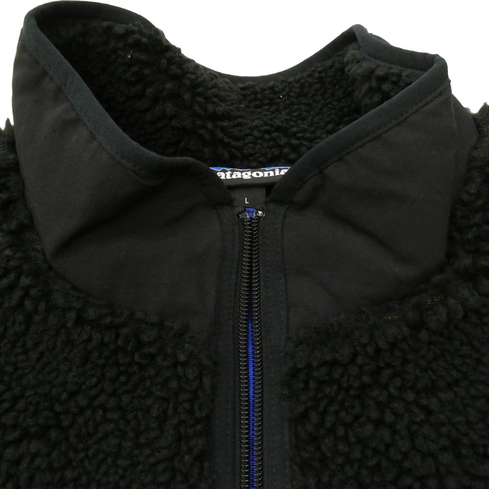 patagonia パタゴニア 25AW 23049 25年製 CLASSIC RETRO X VEST クラシック レトロX ベスト フリースベスト BLK ブラック系 L【中古】