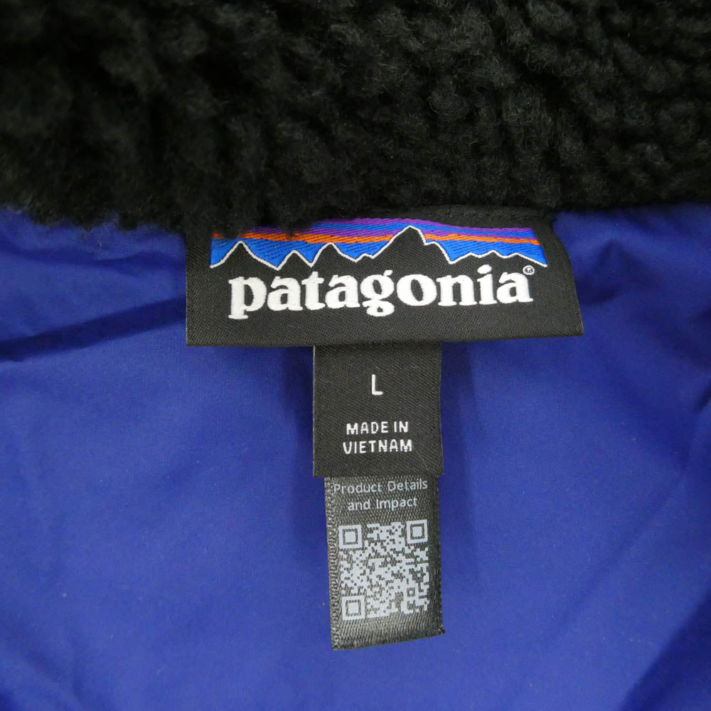 patagonia パタゴニア 25AW 23049 25年製 CLASSIC RETRO X VEST クラシック レトロX ベスト フリースベスト BLK ブラック系 L【中古】