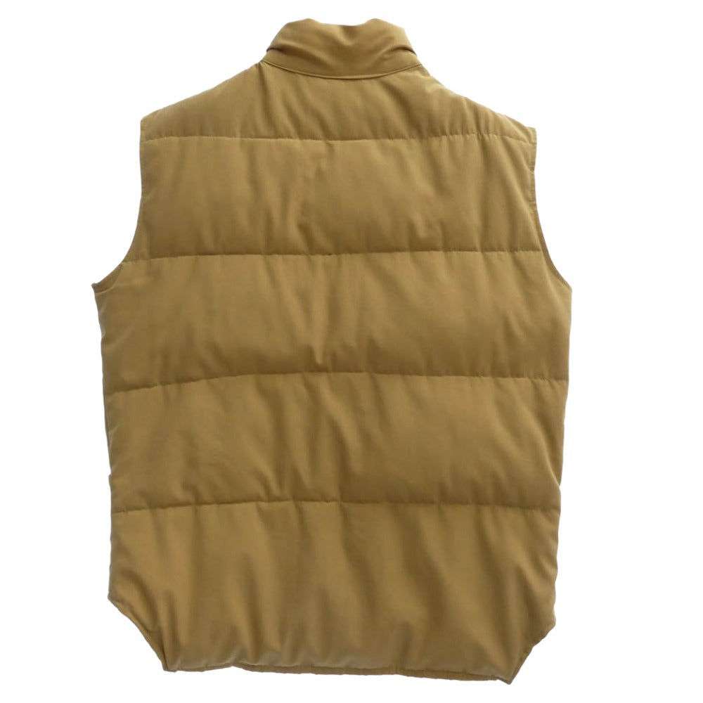 Brooks Brothers ブルックスブラザーズ BROOKSGATE USA製 TALON ZIP ダウン ベスト ベージュ系 M【中古】