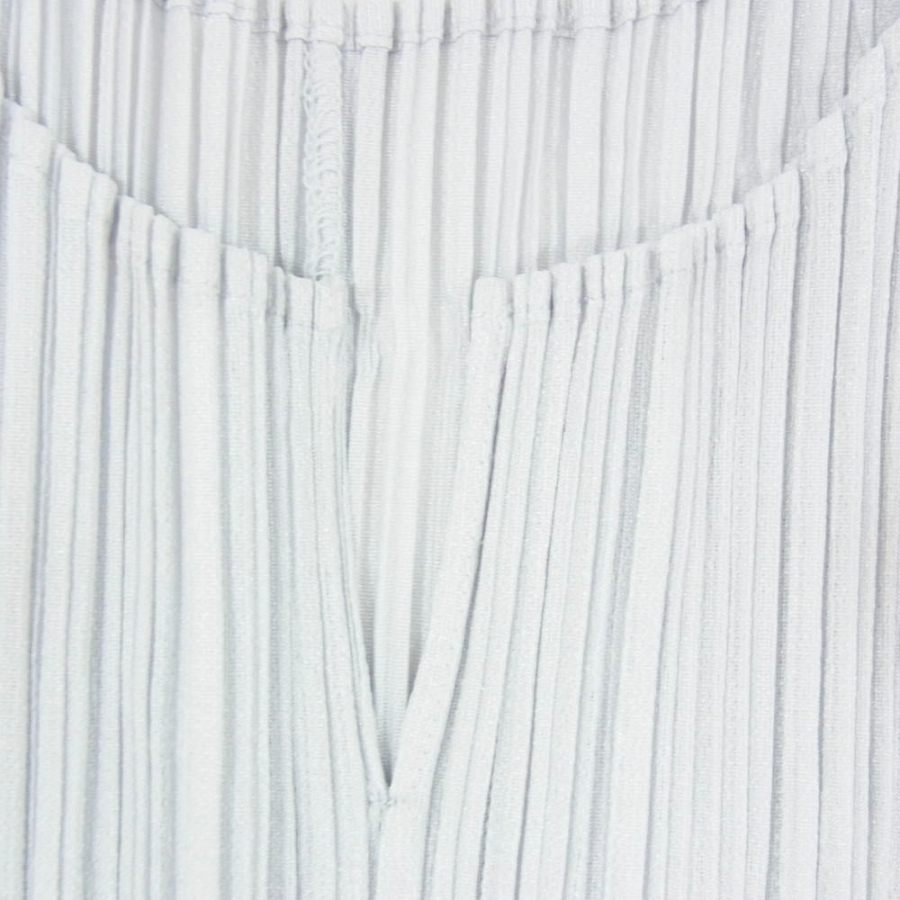 PLEATS PLEASE プリーツプリーズ イッセイミヤケ PP55-JH101 プリーツ加工 スキッパー ノースリーブ ワンピース グレー系 2【中古】