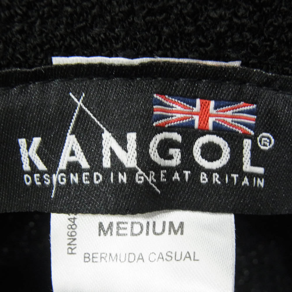KANGOL カンゴール 0397BC BERMUDA CASUAL バミューダ カジュアル バケットハット 帽子 ブラック系 M【中古】