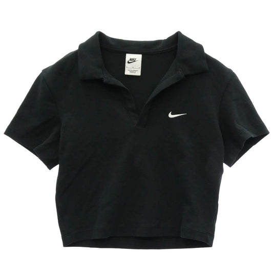 NIKE ナイキ DV7885-010 W ESS SS POLO CRP ウィメンズ エッセンシャル 半袖 ポロシャツ ブラック系 M【中古】
