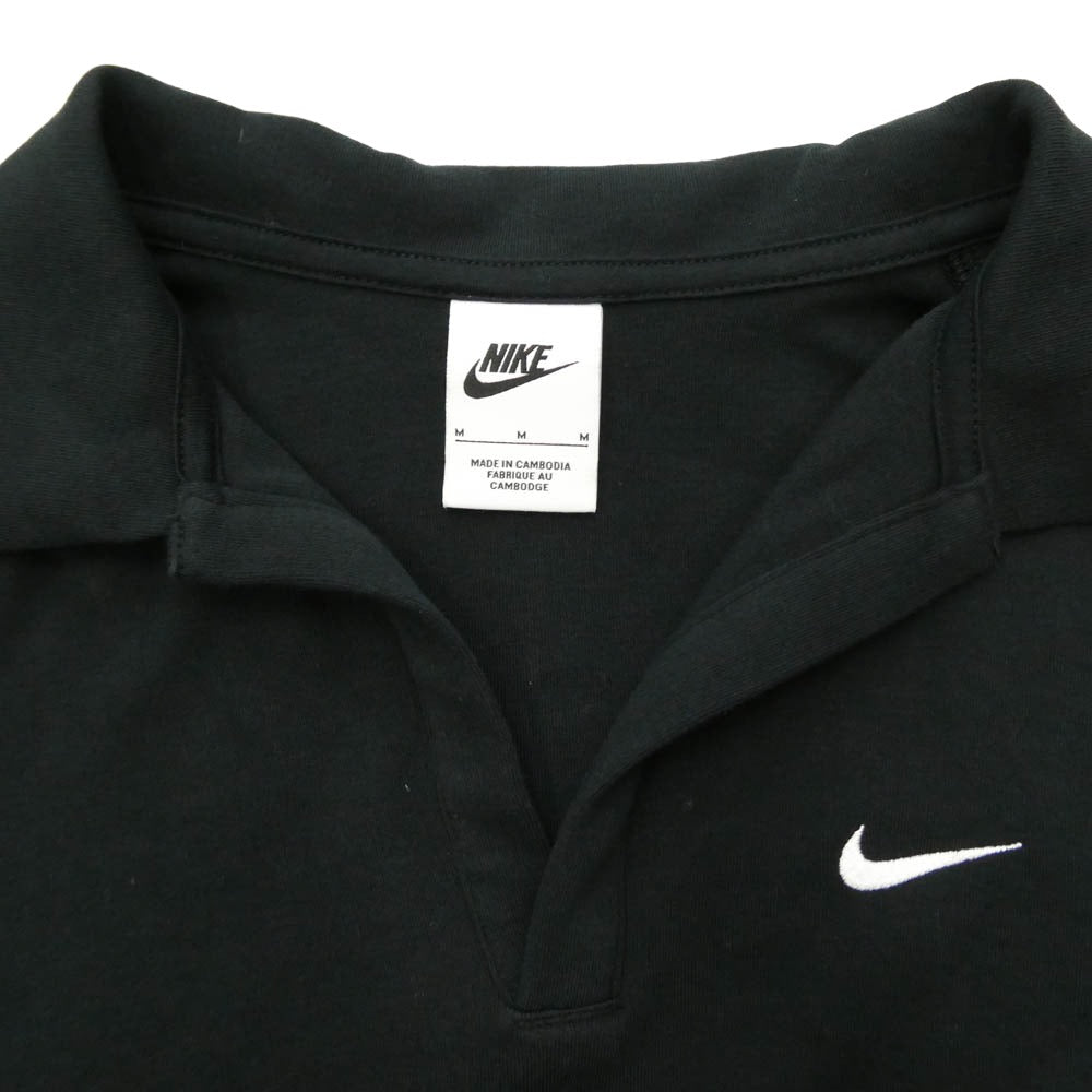 NIKE ナイキ DV7885-010 W ESS SS POLO CRP ウィメンズ エッセンシャル 半袖 ポロシャツ ブラック系 M【中古】