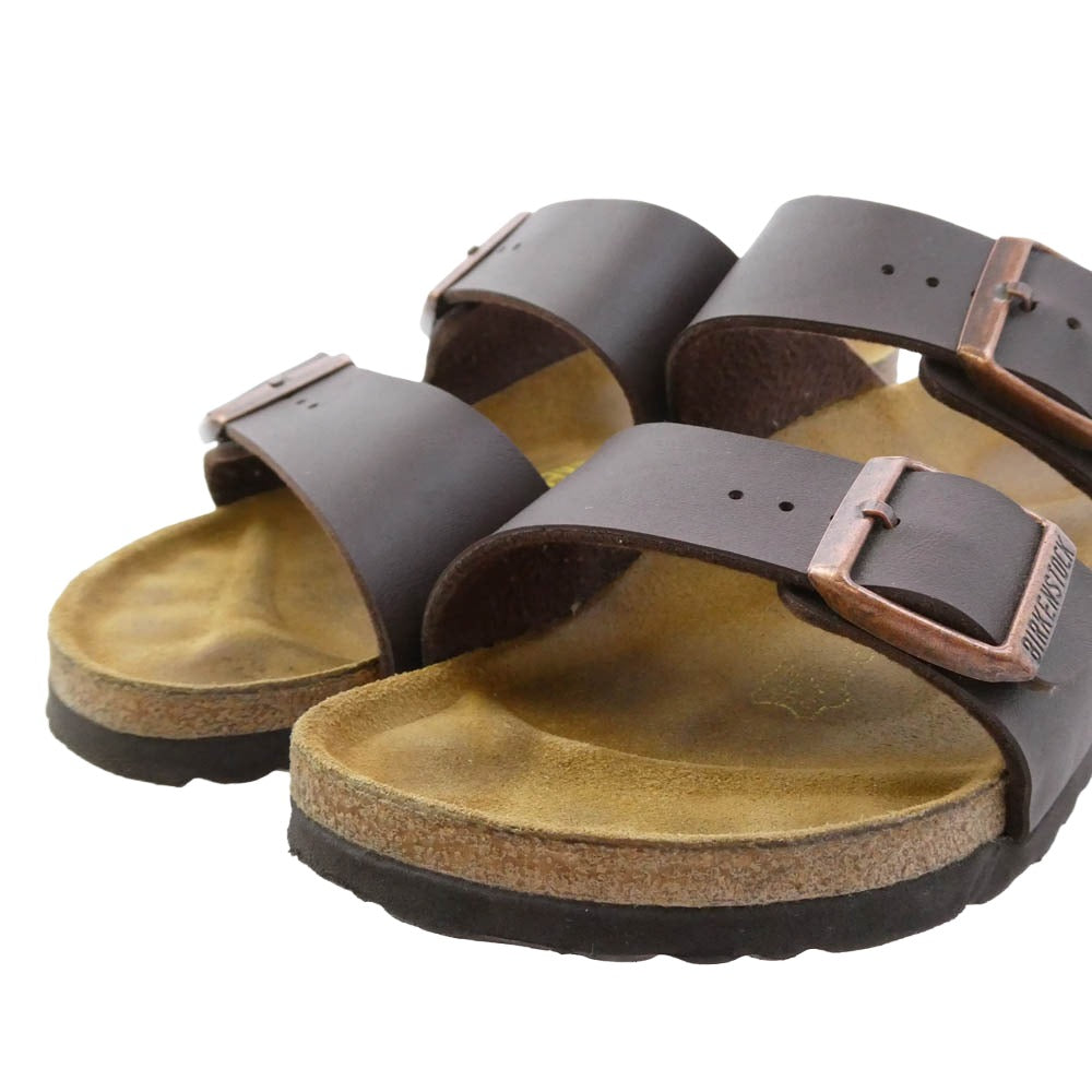 BIRKENSTOCK ビルケンシュトック Arizona アリゾナ サンダル ブラウン系 24cm【中古】