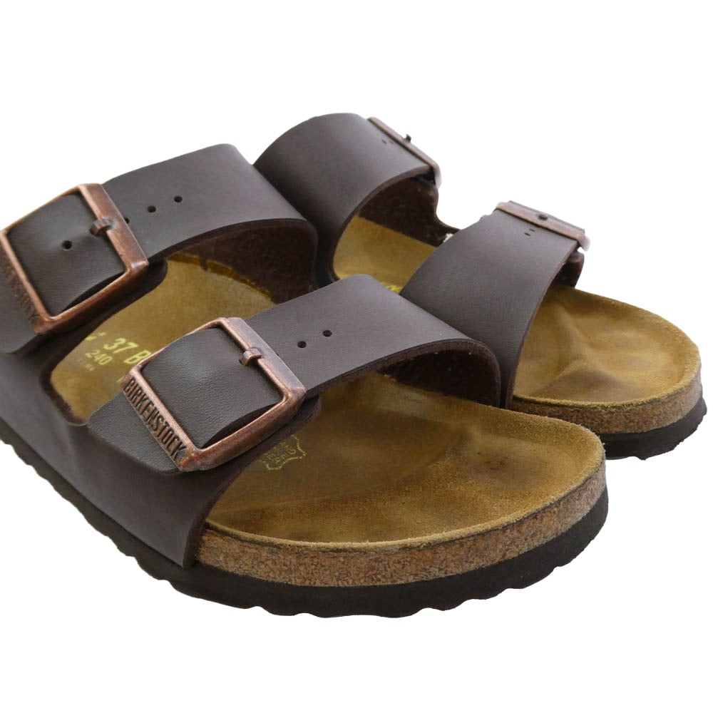 BIRKENSTOCK ビルケンシュトック Arizona アリゾナ サンダル ブラウン系 24cm【中古】