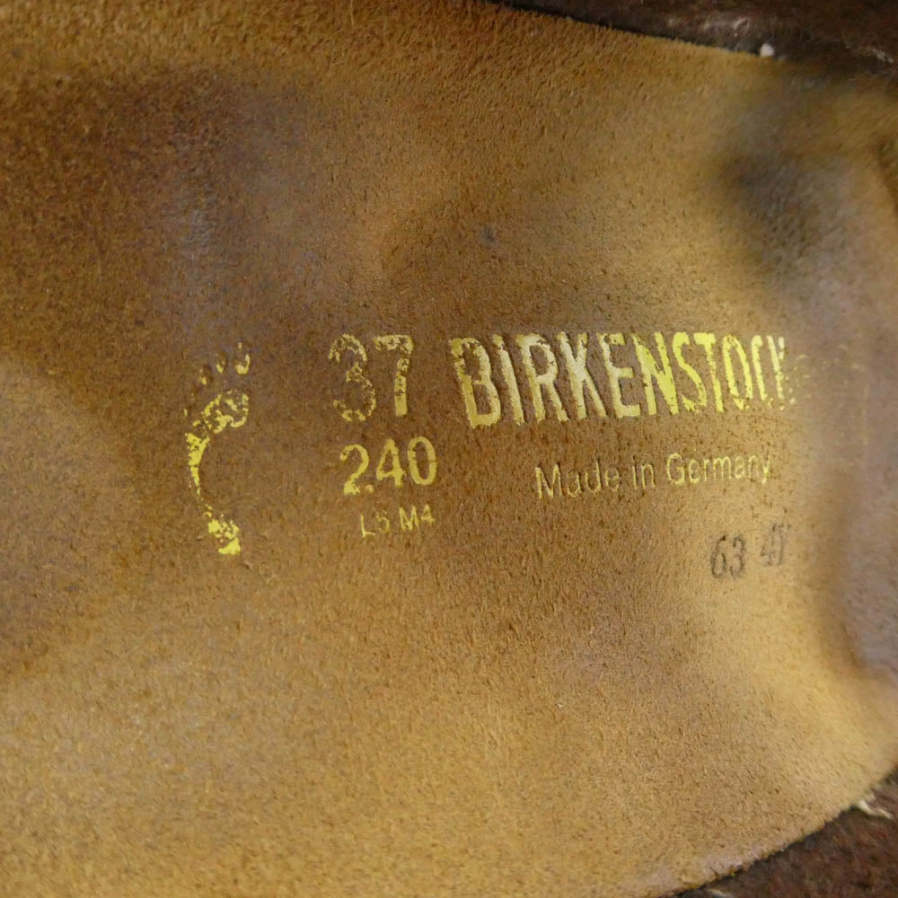 BIRKENSTOCK ビルケンシュトック Arizona アリゾナ サンダル ブラウン系 24cm【中古】