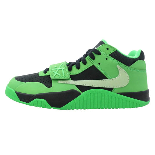NIKE ナイキ IM9113-300 【フェイクバスターズ鑑定済】Travis Scott Jordan Jumpman Jack CJ1 T-Rexx Green Spark トラヴィススコットジャンプマンジャック スニーカー グリーン系 ブラック系 28cm【新古品】【未使用】【中古】