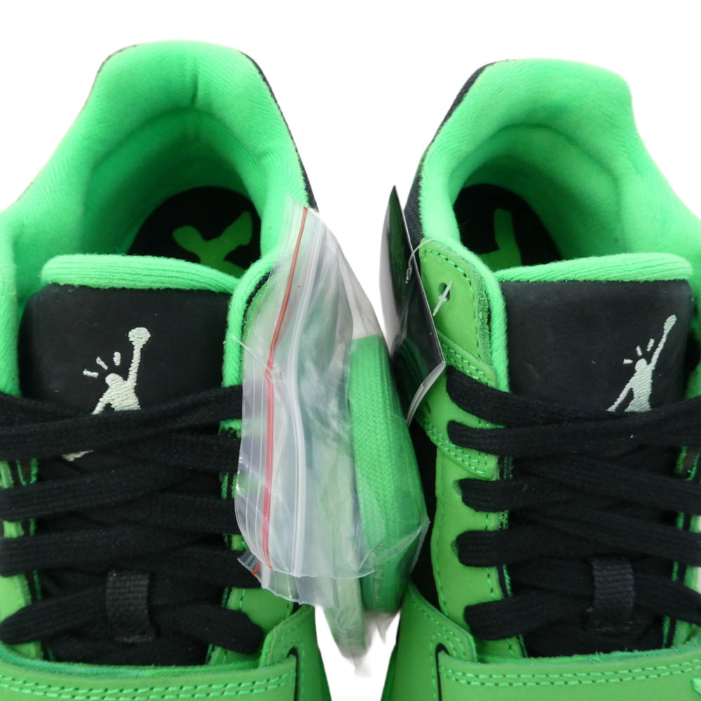 NIKE ナイキ IM9113-300 【フェイクバスターズ鑑定済】Travis Scott Jordan Jumpman Jack CJ1 T-Rexx Green Spark トラヴィススコットジャンプマンジャック スニーカー グリーン系 ブラック系 28cm【新古品】【未使用】【中古】