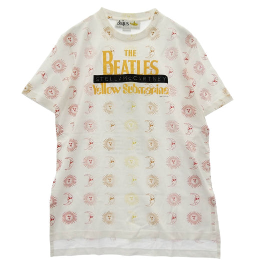 Stella McCartney ステラマッカートニー 581105 SNW07 BEATLES ビートルズ ロゴ Tシャツ カットソー 半袖 ホワイト系 36【中古】