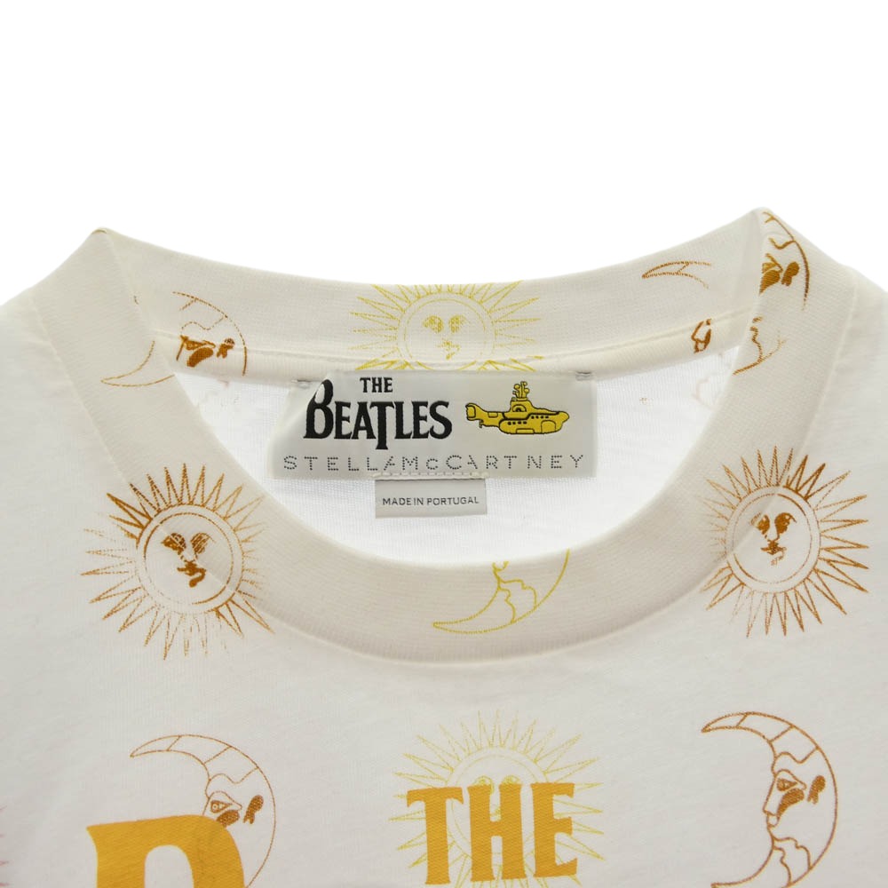 Stella McCartney ステラマッカートニー 581105 SNW07 BEATLES ビートルズ ロゴ Tシャツ カットソー 半袖 ホワイト系 36【中古】