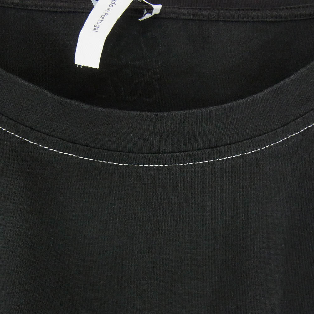 LOEWE ロエベ 19SS S6199401CR バック アナグラム ロゴ カットソー Tシャツ 半袖 ブラック系 S【中古】