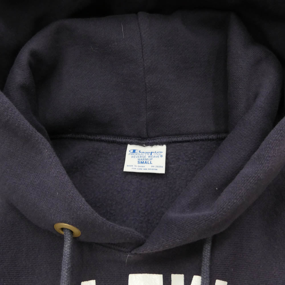 Champion チャンピオン PRODUCTS REVERSE WEAVE MAPLEWOOD 242 BULLDOGS 単色タグ リバースウィーブ プルオーバー パーカー フーディー パープル系 S【中古】