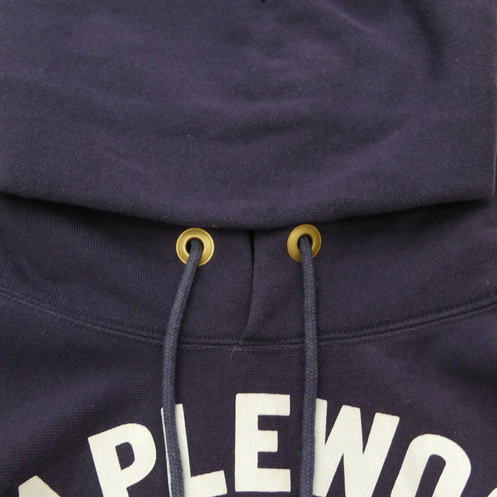 Champion チャンピオン PRODUCTS REVERSE WEAVE MAPLEWOOD 242 BULLDOGS 単色タグ リバースウィーブ プルオーバー パーカー フーディー パープル系 S【中古】
