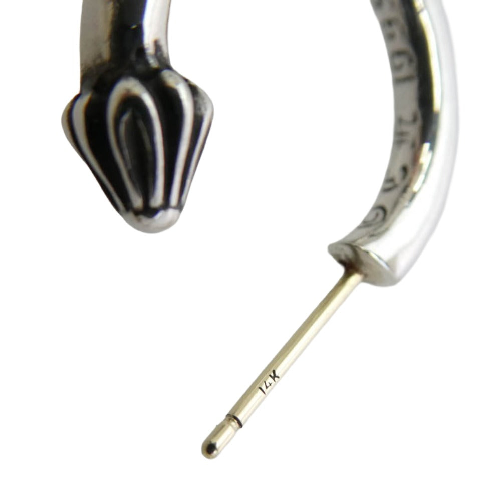 CHROME HEARTS クロムハーツ（原本無） HOOP PLAIN プレーンフープピアス シルバー系【中古】