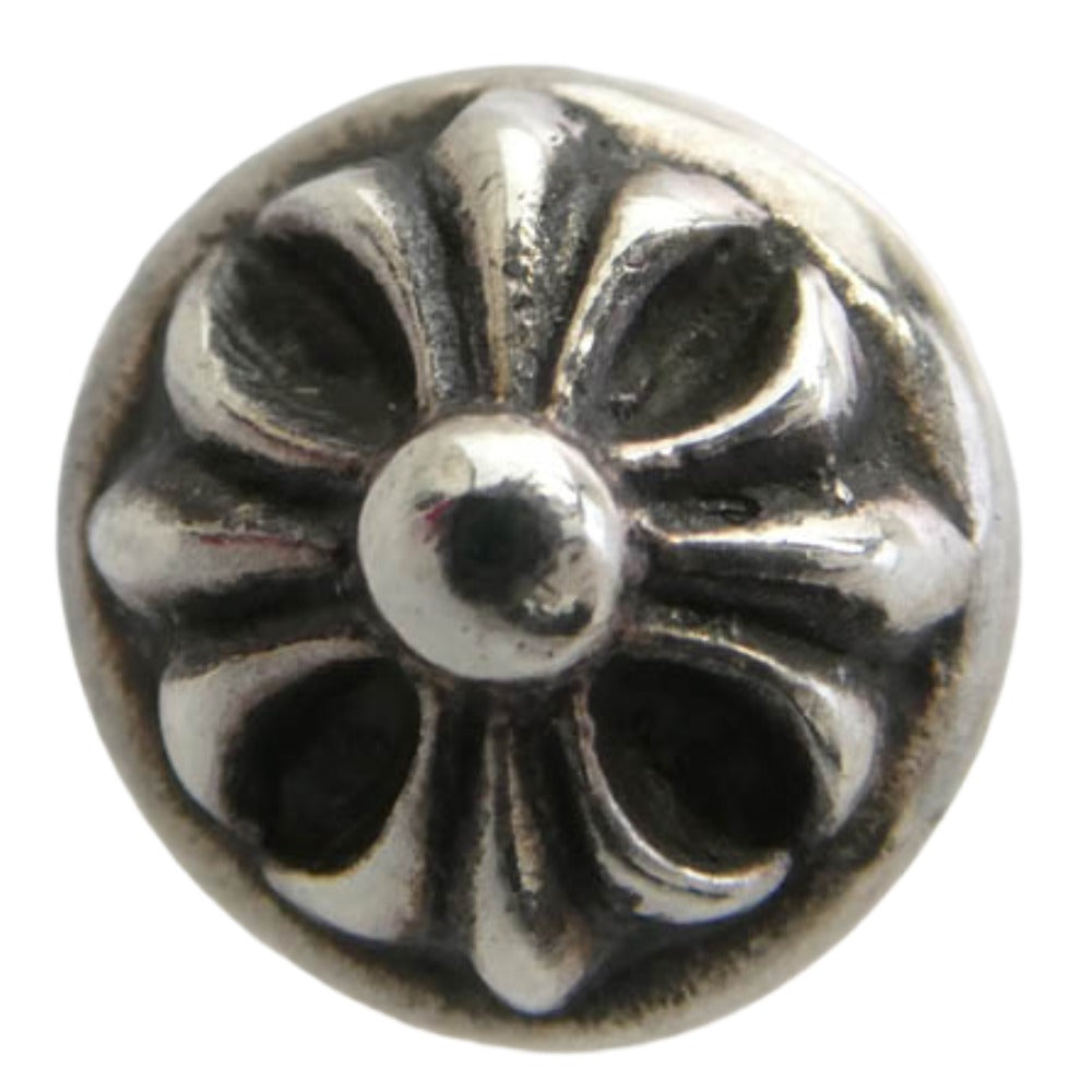 CHROME HEARTS クロムハーツ（原本無） STUD CRSBLL クロスボール スタッド ピアス シルバー系【中古】