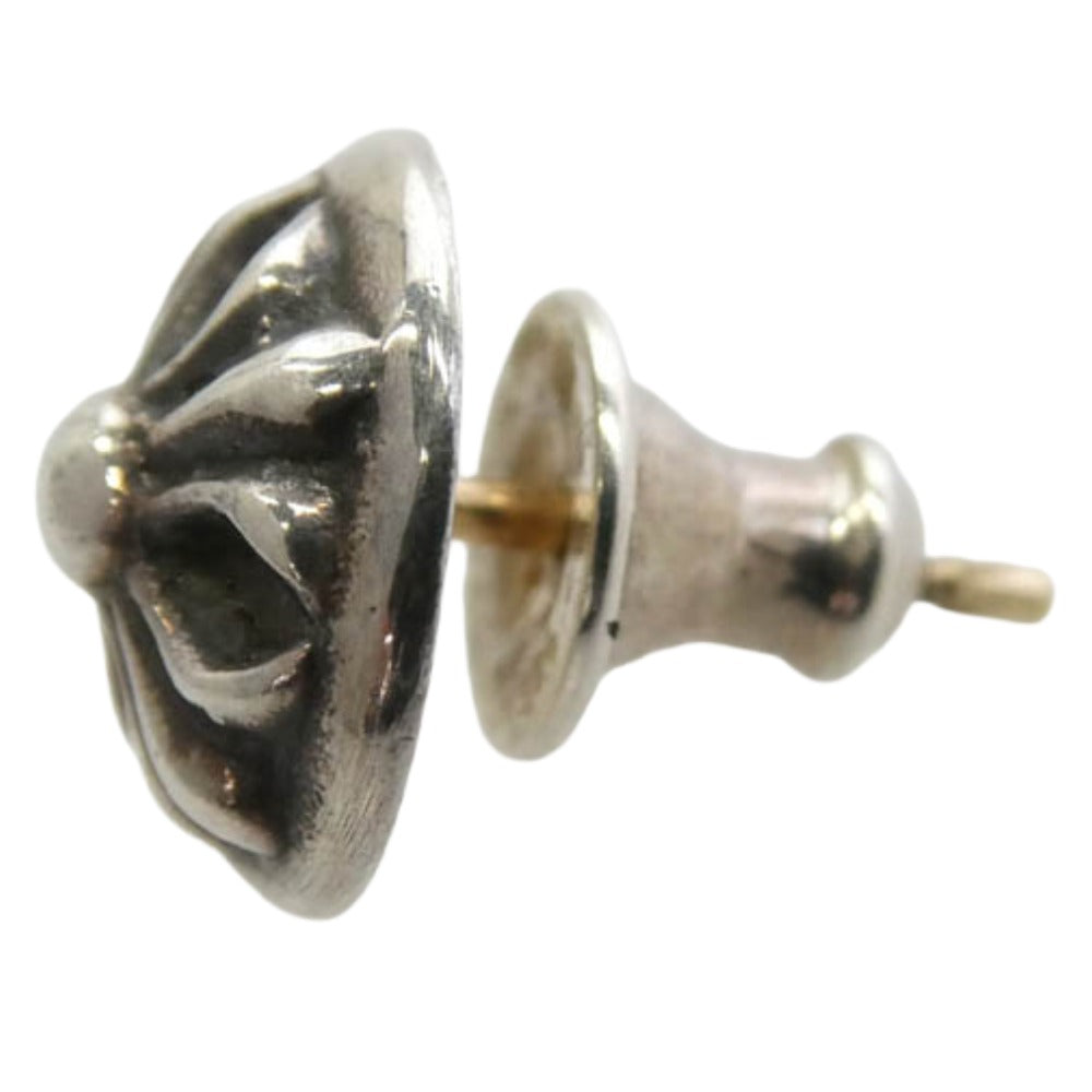 CHROME HEARTS クロムハーツ（原本無） STUD CRSBLL クロスボール スタッド ピアス シルバー系【中古】