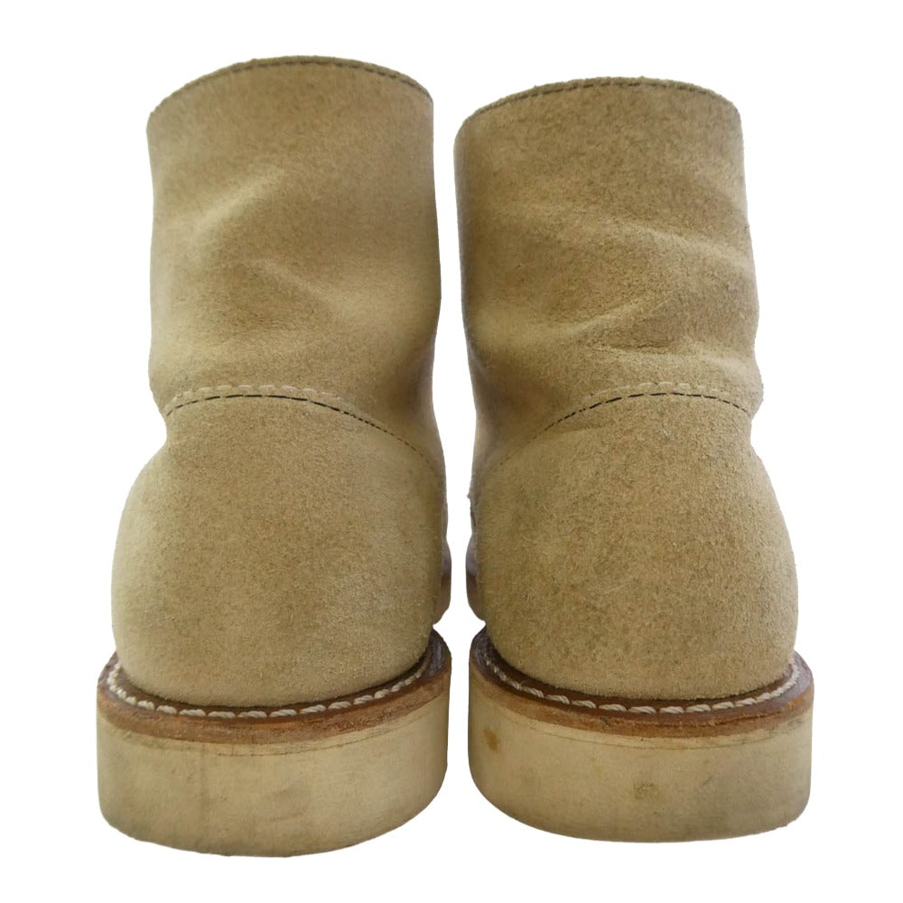 RED WING レッドウィング 8167 USA製 6-inch Classic Round スエード ワーク ブーツ ライトブラウン系 26.5cm【中古】