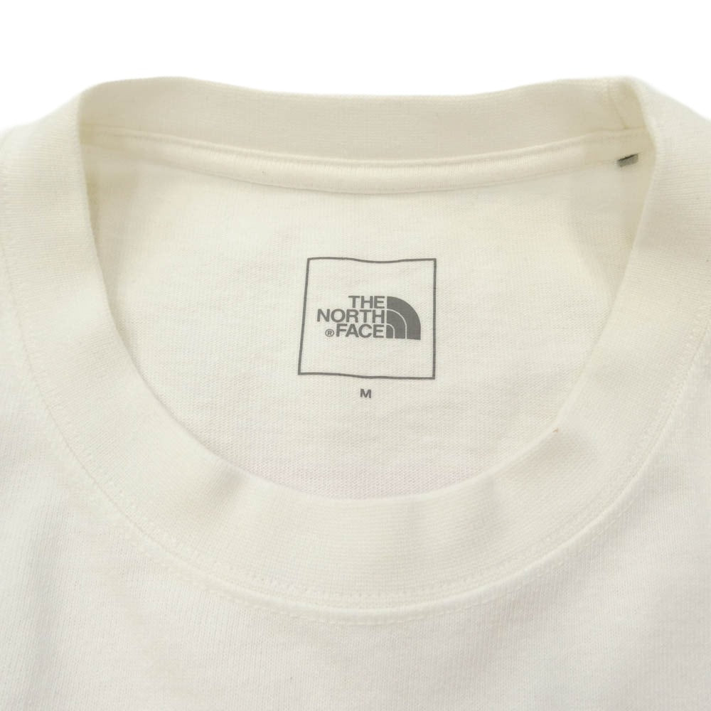 THE NORTH FACE ノースフェイス NT32231 L/S SLEEVE GRAPHIC T ロングスリーブ グラフィック 長袖 Tシャツ ホワイト系 M【中古】