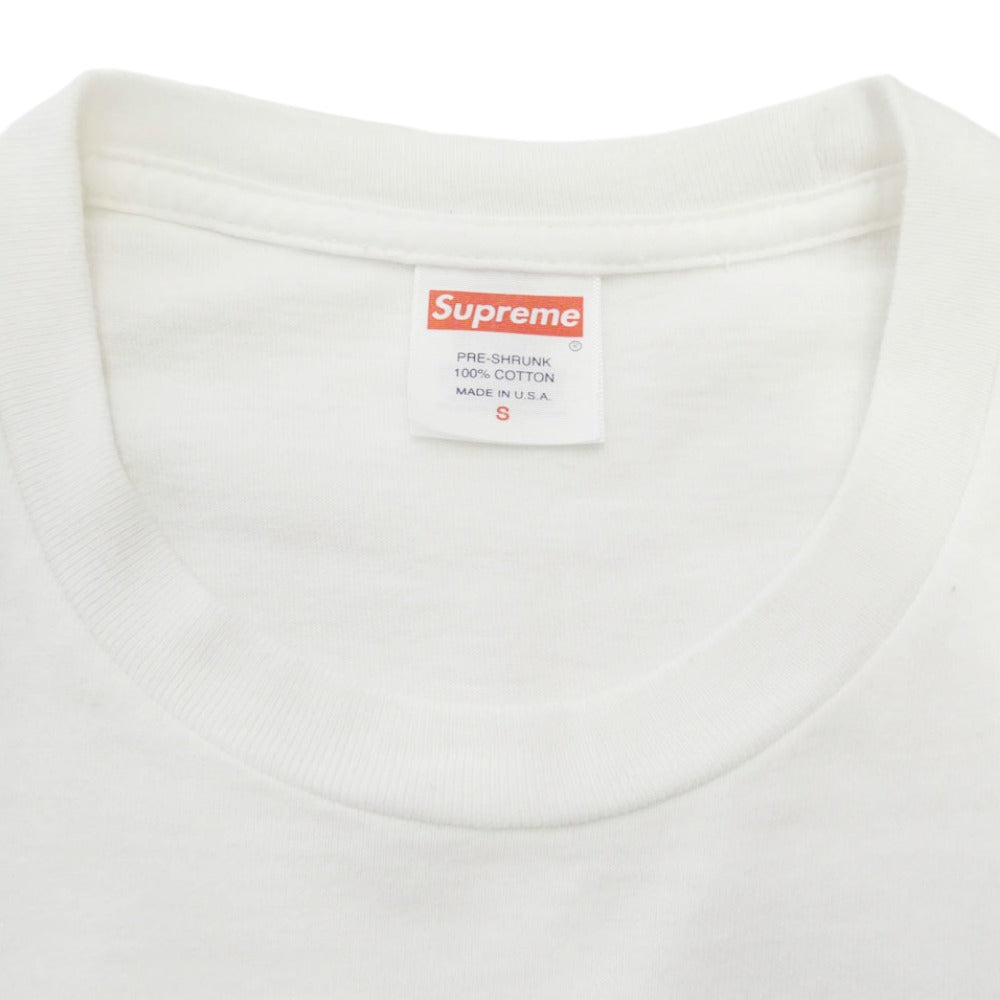 Supreme シュプリーム 23SS KISS TEE キス プリント クルーネック 半袖 Tシャツ ホワイト系 S【中古】
