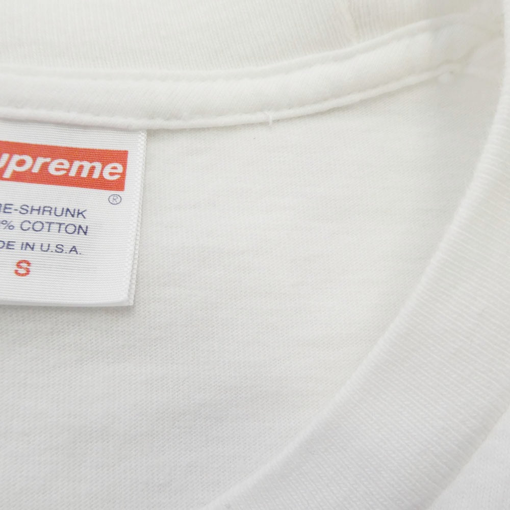 Supreme シュプリーム 23SS KISS TEE キス プリント クルーネック 半袖 Tシャツ ホワイト系 S【中古】